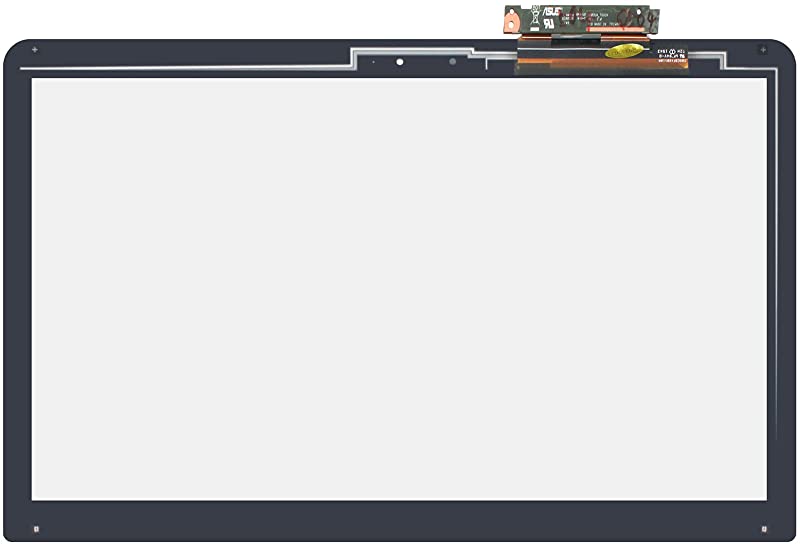 Kreplacement Compatible 15.6 inch Touch Screen Digitizer Front Glass Panel + Toucn Control Board Replacement for ASUS Q504 Q504U Q504UA Series