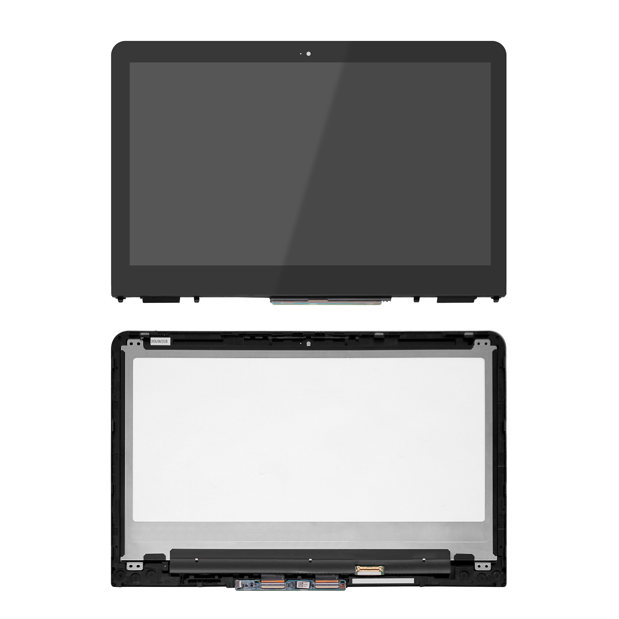 Kreplacement New For HP Pavilion 856018-888 856019-001 13.3" HD LED LCD Touch Screen Digitizer Assembly With Frame