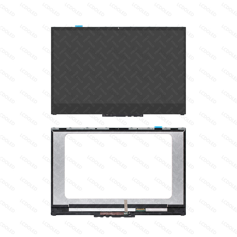 Kreplacement 15.6" LCD Touchscreen Digitizer Glass Panel With Frame For Lenovo Yoga 730-15IWL 81JS000EGE 81JS000GGE 81JS000XIX 81JS004YUK