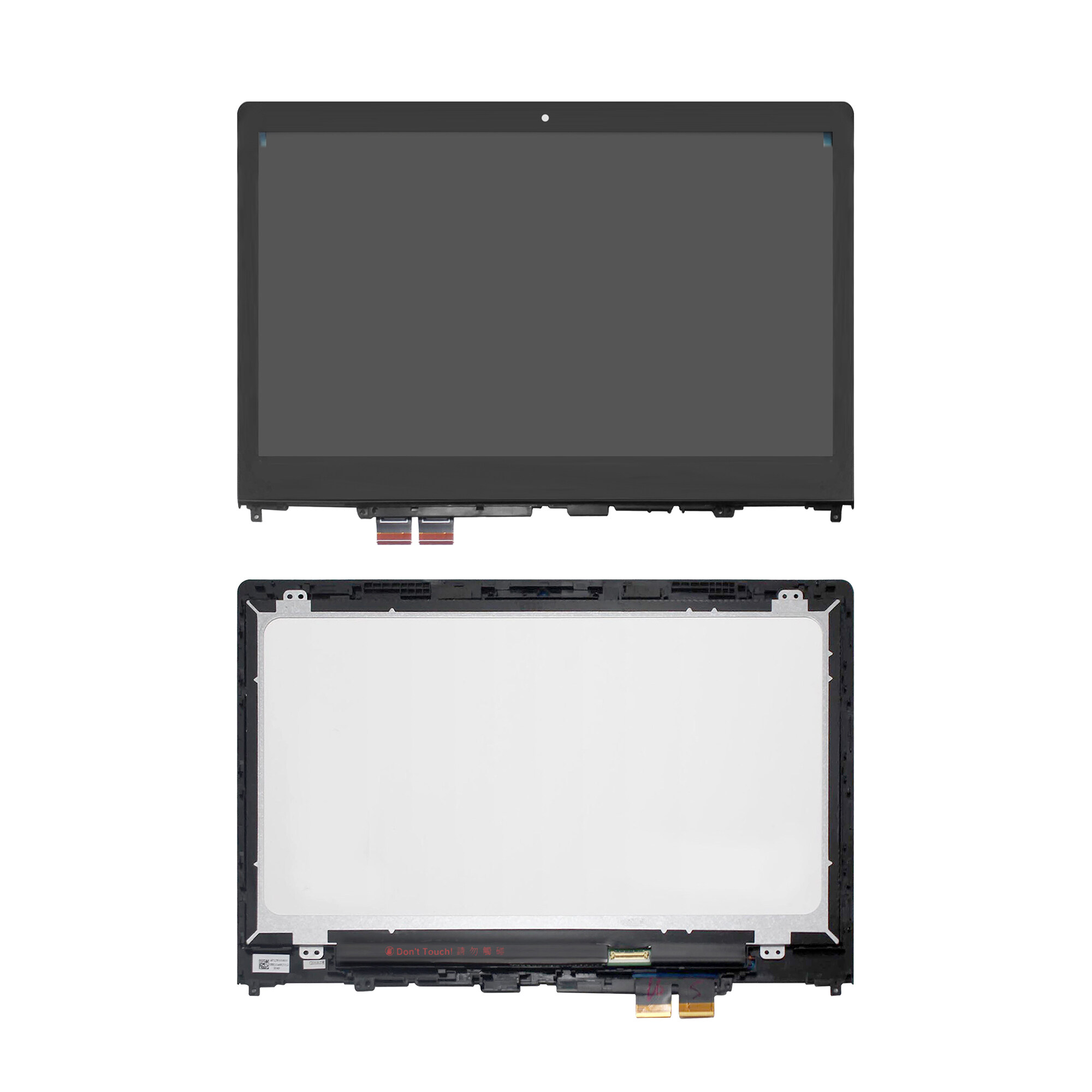 Kreplacement IPS LCD Touch Digitizer Assembly + Bezel For Lenovo Flex 4-1470 80SA 4-1480 80VD