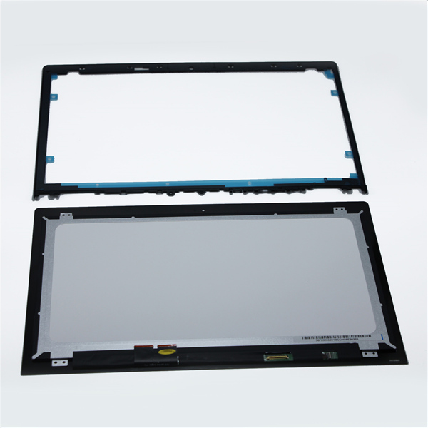 LED LCD Touch Screen Digitizer Display Assembly for Lenovo Edge 15 80K9 + Frame