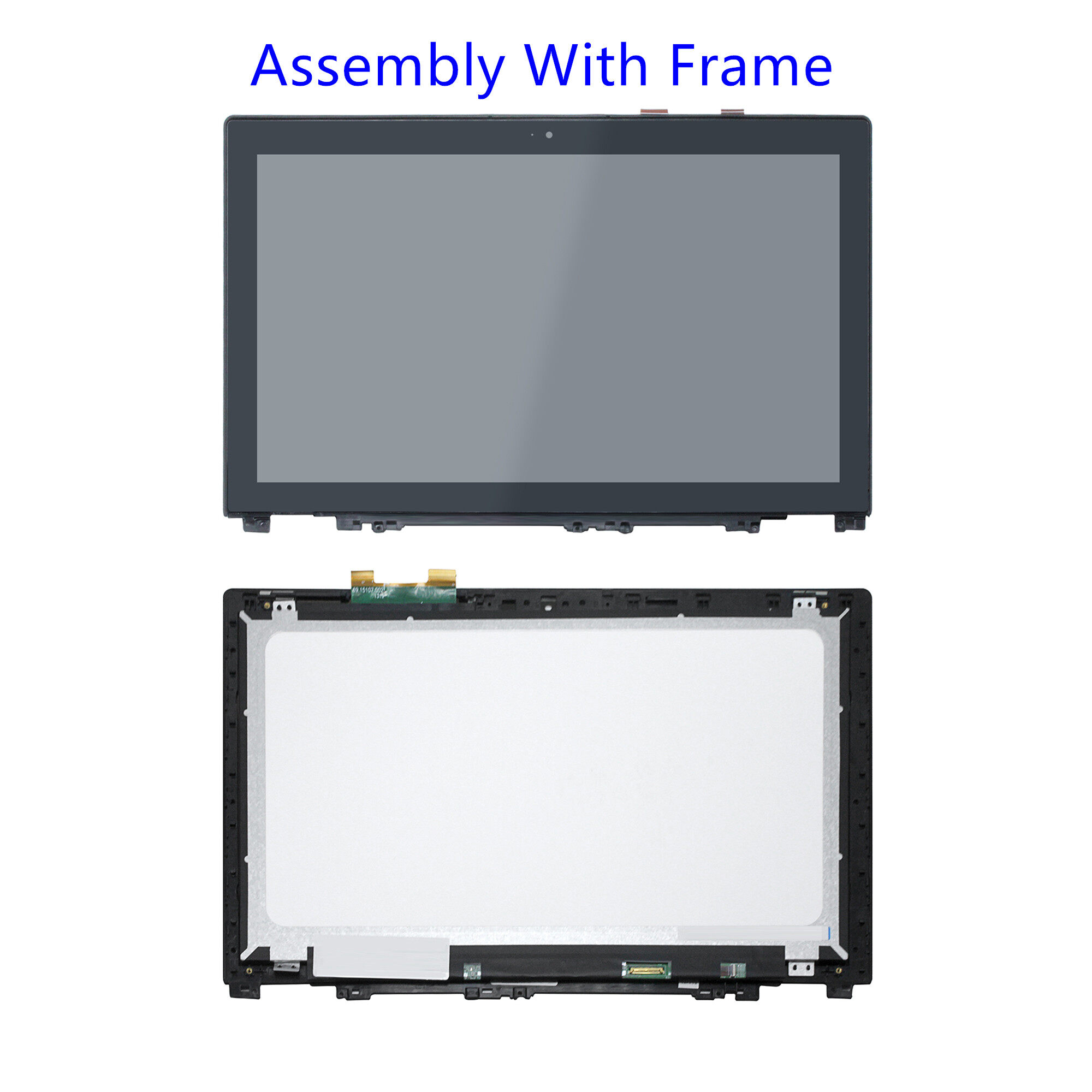 Kreplacement LP156WHU(TP)(B1) B156HTN03.4 15.6" LCD Assembly Touch Screen Digitizer with Frame For Lenovo IdeaPad U530 90400216 90400217