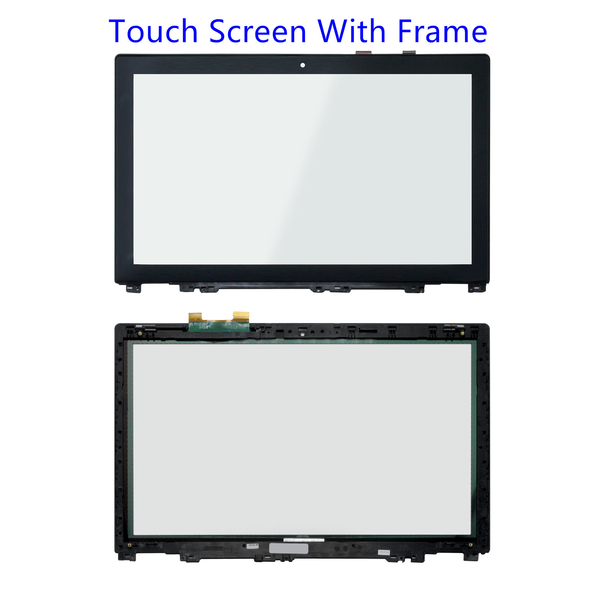 Kreplacement LP156WHU(TP)(B1) B156HTN03.4 15.6" LCD Assembly Touch Screen Digitizer with Frame For Lenovo IdeaPad U530 90400216 90400217