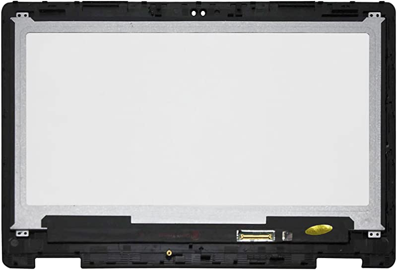 Kreplacement Replacement 13.3 inches FullHD 1920x1080 IPS LED LCD Display Touch Screen Digitizer Assembly with Bezel for Dell Inspiron 13 7379 i7379 (40 Pins Connector)