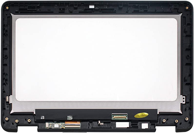 Kreplacement Replacement 11.6 inches NV116WHM-N43 NV116WHM-A21 HD IPS LCD Display Touch Screen Digitizer Assembly Bezel with Controlboard for Dell Chromebook 11 3189 P26T001 (NOT for Latitude and Winbook)