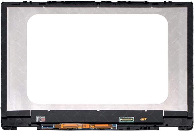 Kreplacement Replacement for HP Chromebook x360 14b-cb0013dx 14b-cb0023dx 14b-cb0047nr 14b-cb0097nr WXGA HD LCD Display Touch Screen Digitizer Assembly Bezel with Touch Board (1366x768 Resolution)