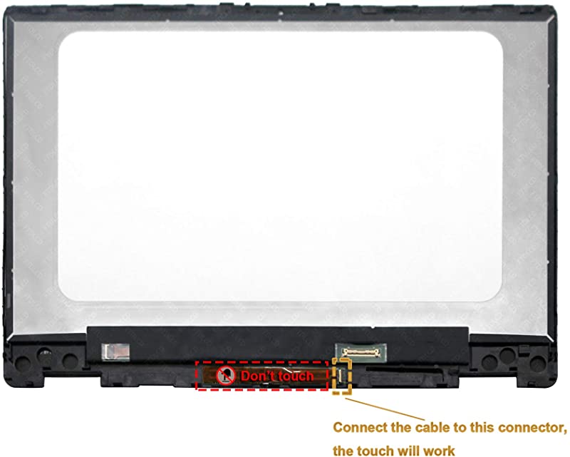 Kreplacement Replacement FHD 1080P IPS LCD Panel Touch Screen Digitizer Assembly Bezel with Board for HP Pavilion x360 14m-dh0001dx 14m-dh0003dx 14m-dh1001dx 14m-dh1003dx 14-dh0013nr 14-dh1031nr(1920x1080)