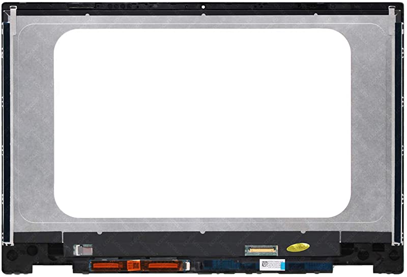 Kreplacement Replacement 14.0 inches FullHD 1920x1080 IPS LCD LED Display Touch Screen Digitizer Assembly Bezel with Board for HP Pavilion x360 14-dw0006ur 14-dw0007nf 14-dw0007nh 14-dw0007nl 14-dw0007nm