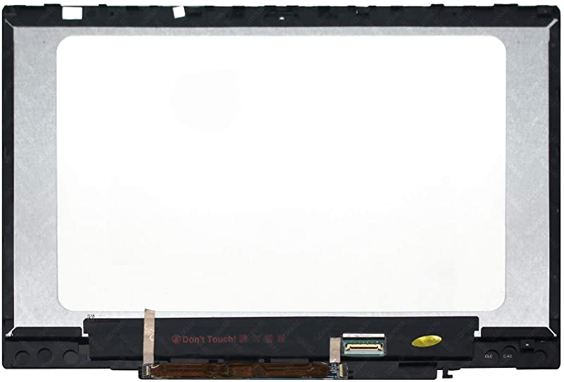 Kreplacement Replacement for HP Pavilion x360 14-cd0003la 14-cd0002nx 14 inches FHD IPS LCD Display Touch Screen Digitizer Assembly Bezel with Control Board