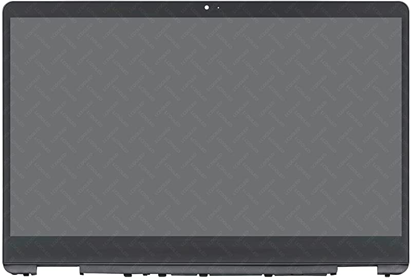 Kreplacement Replacement for HP Chromebook x360 14b-cb0502na 14b-cb0811nd 14.0 inches FHD 1920x1080 IPS LCD Display Touch Screen Digitizer Assembly Bezel with Board