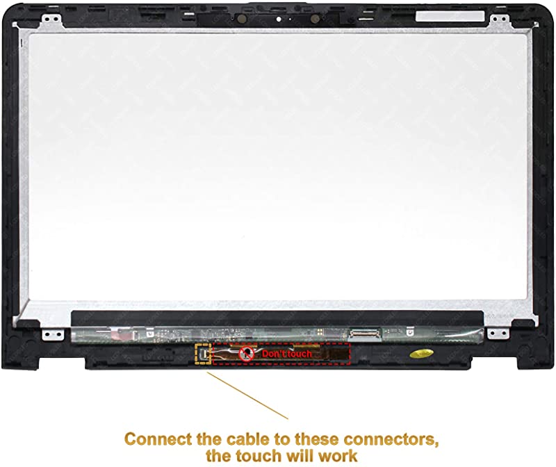 Kreplacement Replacement 15.6 inches FullHD 1080P LCD Touch Screen Digitizer Assembly Bezel with ControlBoard for HP Envy x360 15-aq173cl 15-aq267cl 15-aq273cl 15-aq292cl 15-aq294cl 15-aq193ms 15-aq293ms