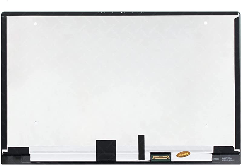 Kreplacement Replacement for Lenovo Ideapad S530-13 S530-13IWL S530-13IML 81J7 81WU 13.3 inches FullHD 1920x1080 LCD Display Screen Front Glass Panel Assembly (No Bezel)