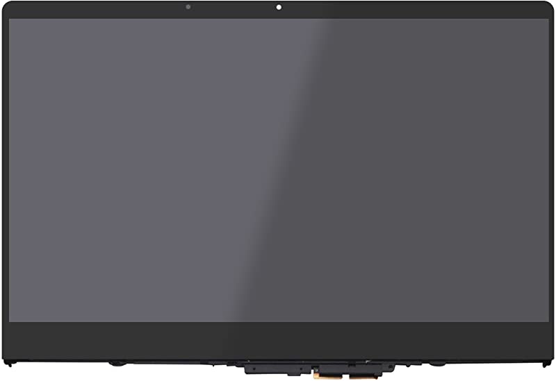 Kreplacement Replacement 15.6 inches UHD 4K NV156QU IPS LCD Display Touch Screen Digitizer Assembly with Bezel for Lenovo Yoga 710 710-15 710-15IKB 80V5 80V50016US 80V50009US 80V50018US (3840x2160-40 Pins)