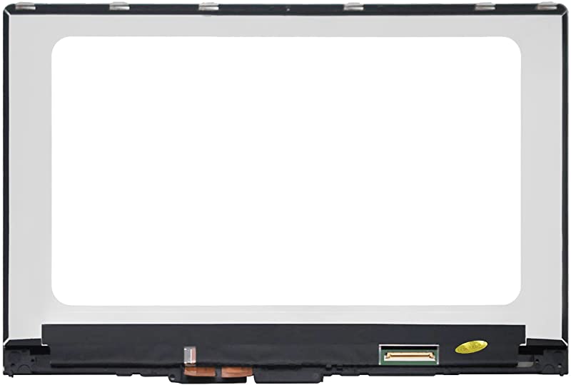 Kreplacement Replacement 15.6 inches UHD 4K NV156QU IPS LCD Display Touch Screen Digitizer Assembly with Bezel for Lenovo Yoga 710 710-15 710-15IKB 80V5 80V50016US 80V50009US 80V50018US (3840x2160-40 Pins)