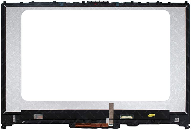 Kreplacement Compatible with Lenovo Ideapad Flex-15IWL Flex-15IML Flex-15IIL 81SR 81XH 81XK (Stylus Available) 15.6 inches FHD IPS LCD Panel Touch Screen Digitizer Assembly Bezel with Board Replacement
