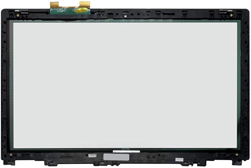 Kreplacement Replacement 15.6 inches Touch Screen Digitizer Front Glass Panel with Bezel for Lenovo IdeaPad U530 20289 Touch Ultrabook (Touch Digitizer + Bezel)