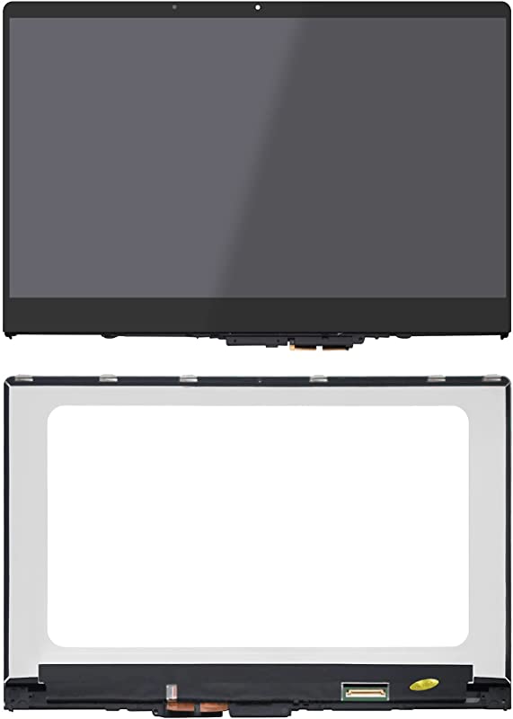 Kreplacement Replacement FHD 1080P IPS 30 Pins LCD Display Touch Screen Digitizer Assembly with Bezel + Board for Lenovo Yoga 710-15ISK 710-15IKB 80U00006US 80U0000FUS 80V50000US 80V50010US