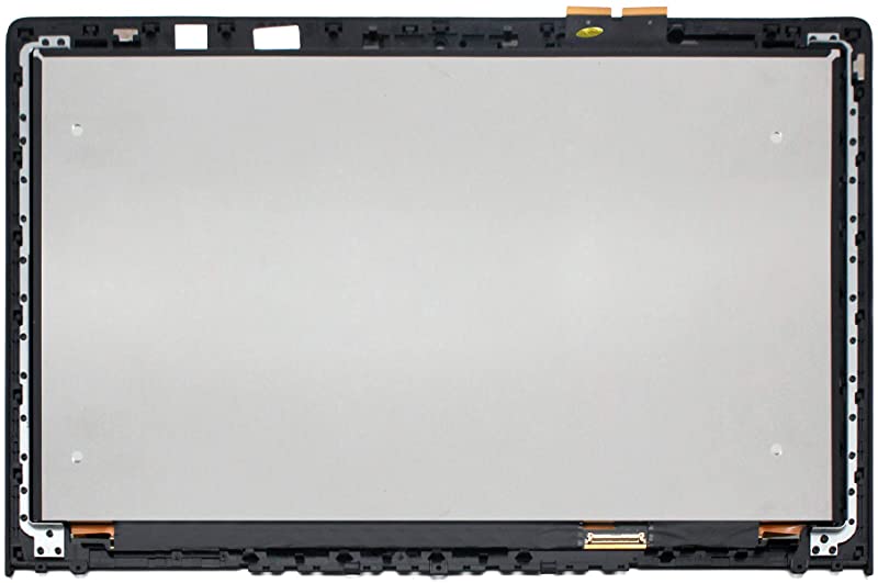 Kreplacement Compatible 15.6 inch 4K 3840x2160 IPS LED LCD Display Touch Screen Digitizer Assembly + Bezel Replacement for Lenovo Ideapad Y700 Touch-15ISK 80NW 80NW0013US 80NW0017US 80NW001DUS 80NW001EUS