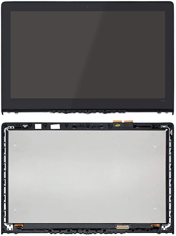 Kreplacement Compatible 15.6 inch 4K 3840x2160 IPS LED LCD Display Touch Screen Digitizer Assembly + Bezel Replacement for Lenovo Ideapad Y700 Touch-15ISK 80NW 80NW0013US 80NW0017US 80NW001DUS 80NW001EUS