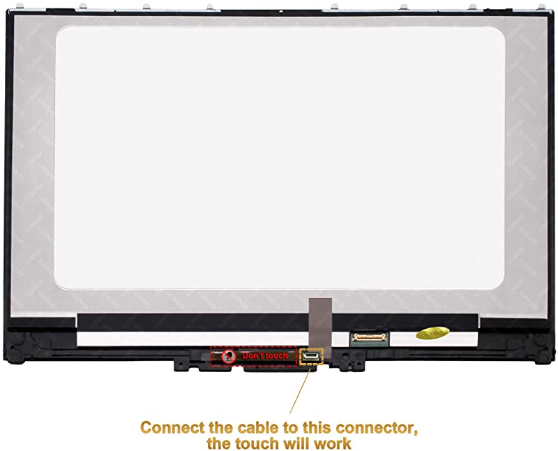 Kreplacement Compatible 15.6 inch FullHD 1080P IPS LCD Display Touch Screen Digitizer Assembly + Bezel + Board Replacement for Lenovo Yoga 720-15IKB 80X7001TUS 80X7001UUS 80X7001WUS 80X7006KUS 80X7006NUS