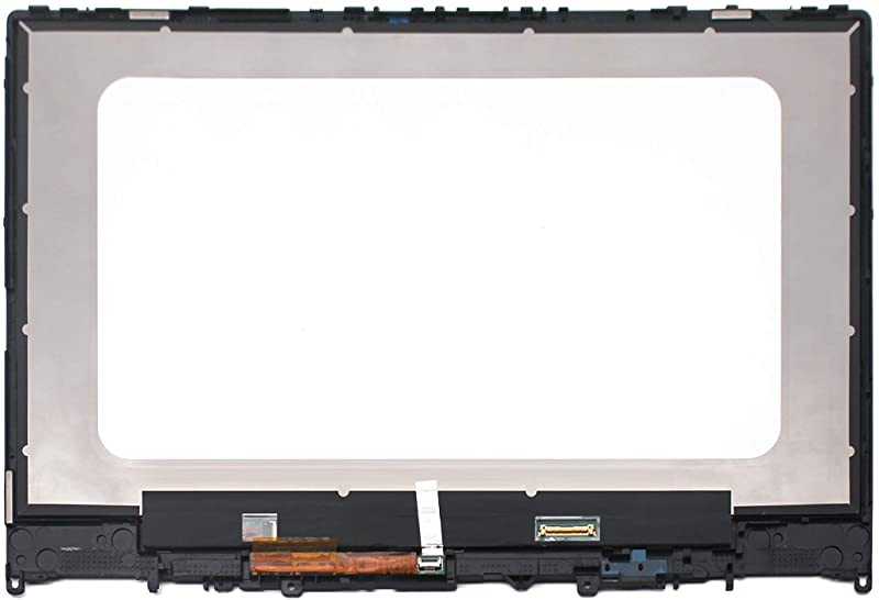 Kreplacement Replacement 14.0 inches FullHD 1920x1080 IPS LED LCD Display Touch Screen Digitizer Assembly Bezel with Touch Controller Board Replacement for Lenovo Yoga 530-14 530-14IKB 530-14ARR 81EK 81H9