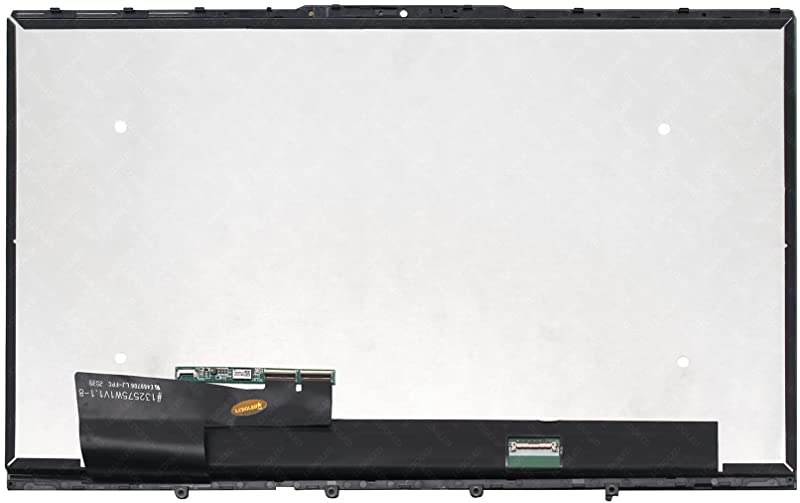 Kreplacement Replacement for Lenovo Yoga 7-15ITL5 82BJ 82BJ007QUS 82BJ0007US 82BJ0008US 82BJ000FUS 15.6 inches FHD 1920x1080 IPS LCD Display Touch Screen Digitizer Assembly Bezel with Touch Control Board