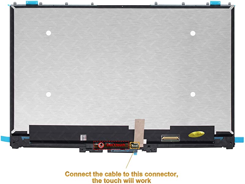 Kreplacement Replacement 15.6 inches UHD 4K IPS NV156QUM-N5 LCD Panel Touch Screen Digitizer Assembly Bezel with Board for Lenovo YOGA 720 720-15 720-15IKB 80X7 80X7001VUS 80X7003VUS (3840x2160 Resolution)