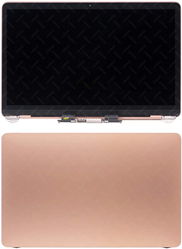 Kreplacement Replacement 13.3 inches 2560x1600 Full LCD Screen Complete Top Assembly for MacBook Air Retina 13" A1932 Late 2018 2019 EMC 3184 MRE82 MREA2 MVFH2 MVFJ2 (Rose Gold)